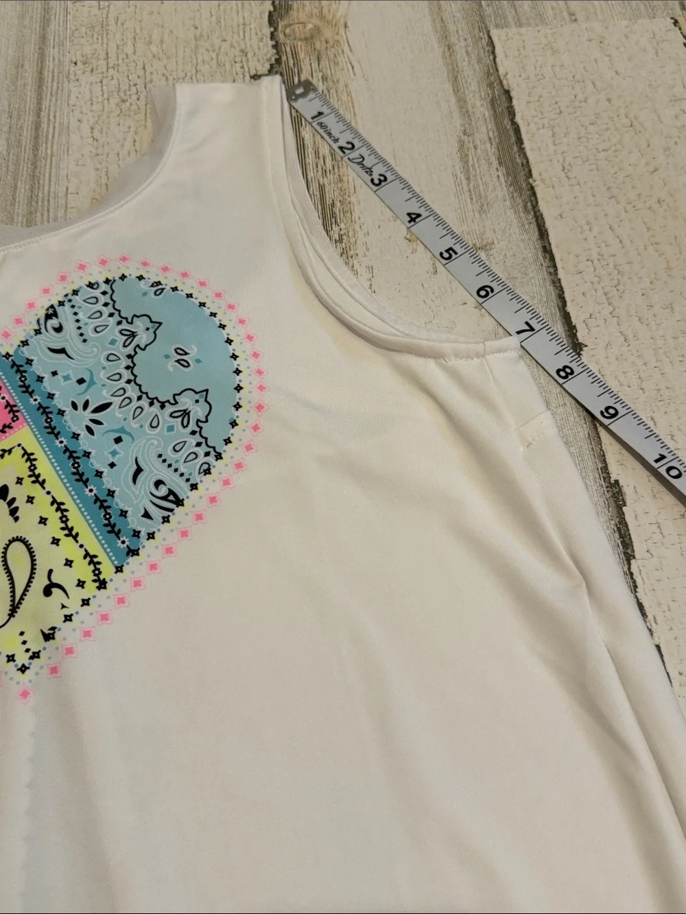 Kids Lucky in Love 2 pc. Bandana Halter Top Bright Pastel Skort Set L 1
